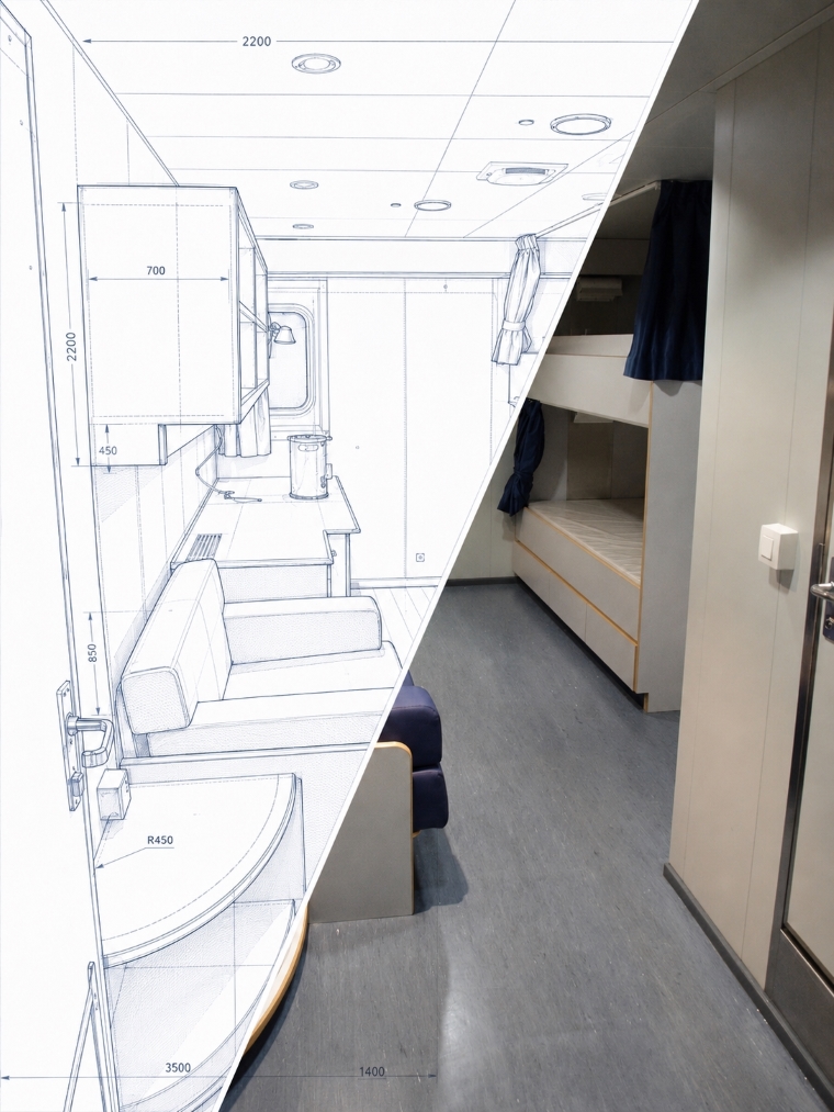 Ingeniería de Acomodación Naval - Del Plano Contractual a la Realidad 3D